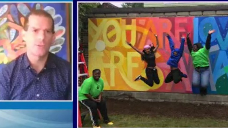 'You are loved' mural project