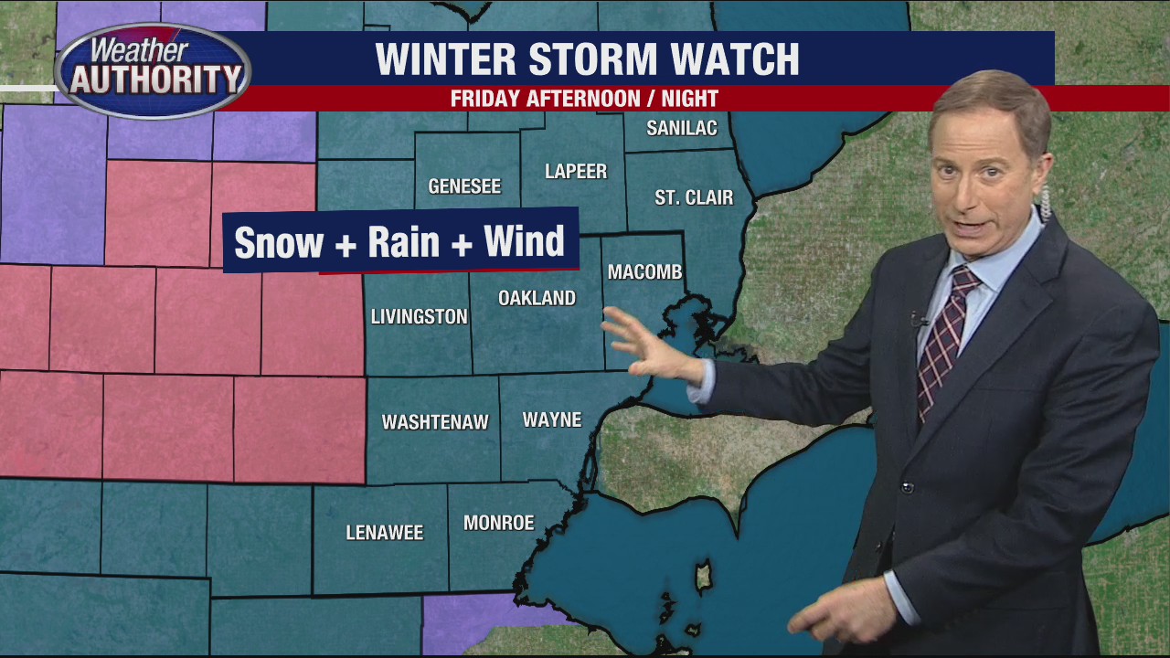 Winter Storm Watch for Friday - here's what to expect | FOX 2 Detroit