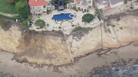 Rockslide threat in Malibu