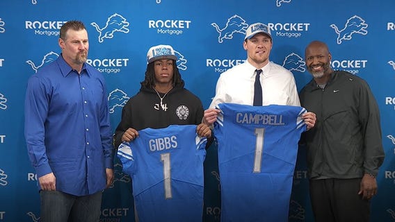 WATCH - Jennifer Hammond was in Allen Park as the Lions introduced their 2023 first round picks