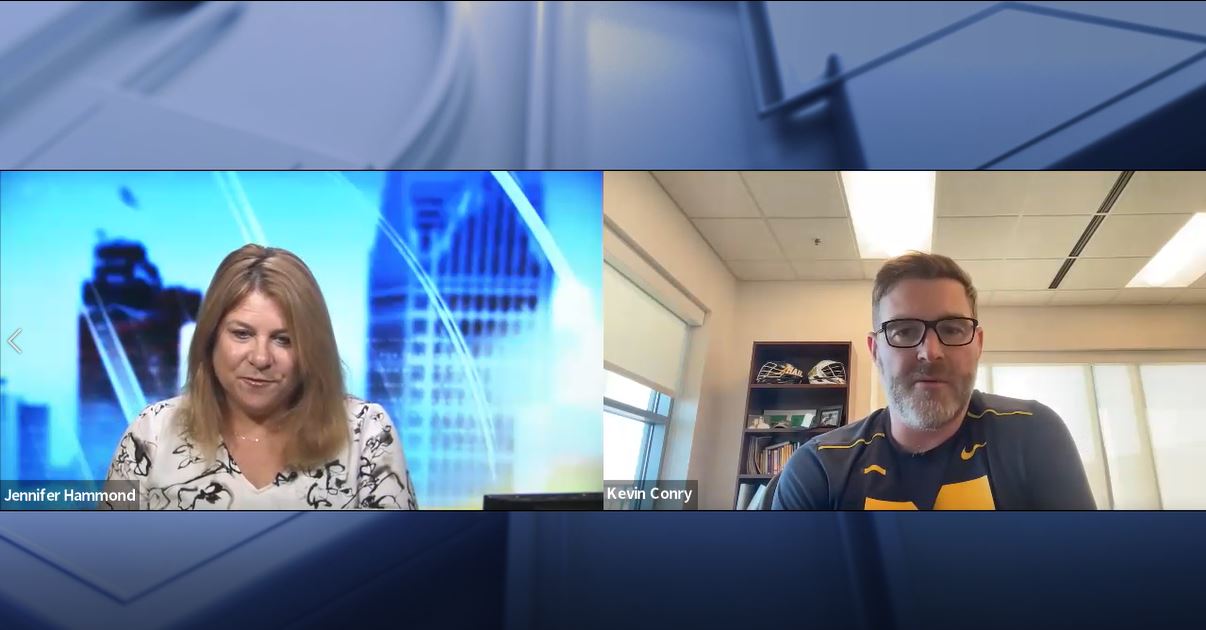 WATCH - Jennifer Hammond talks with Michigan lacrosse head coach Kevin Conry who led the Wolverines to their first ever NCAA Tournament
