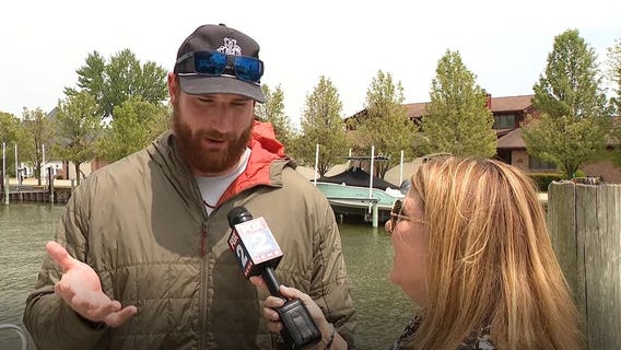 WATCH - Jennifer Hammond spends some time on the water with Lions center Frank Ragnow doing what he loves most outside of football
