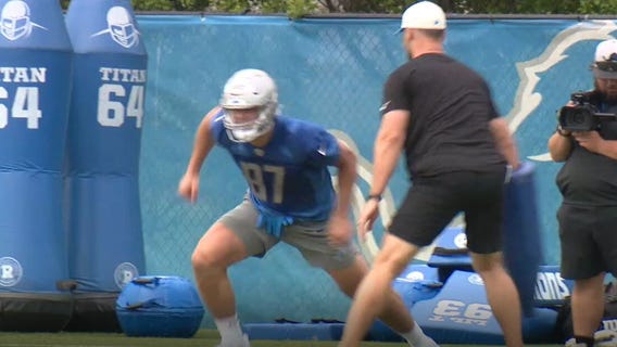 WATCH - Jennifer Hammond reports from Allen Park where Lions rookies took the field for rookie minicamp