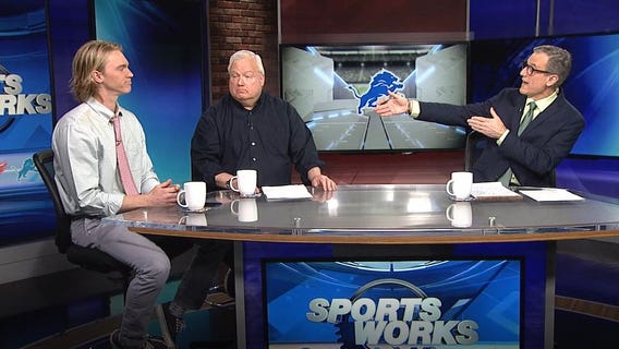 SportsWorks - 4-23-23 -- Dan talking Lions and Tigers with Wojo & Burchie
