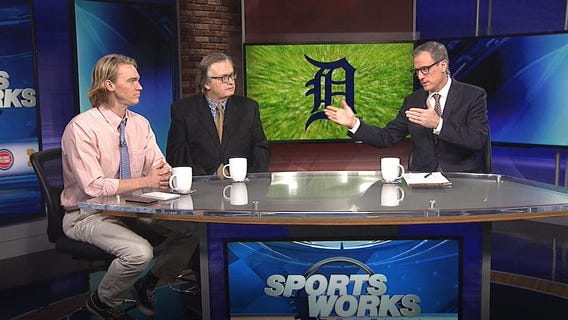 SportsWorks - 4-16-23 -- Dan talking Tigers, Wings, Pistons & Lions with Pat Caputo & Will Burchfield