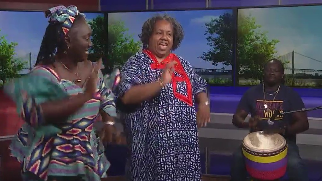 The African World Festival at the Hart Plaza