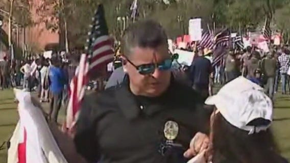 LAPD officers allegedly took part in vaccine mandate protest while in uniform