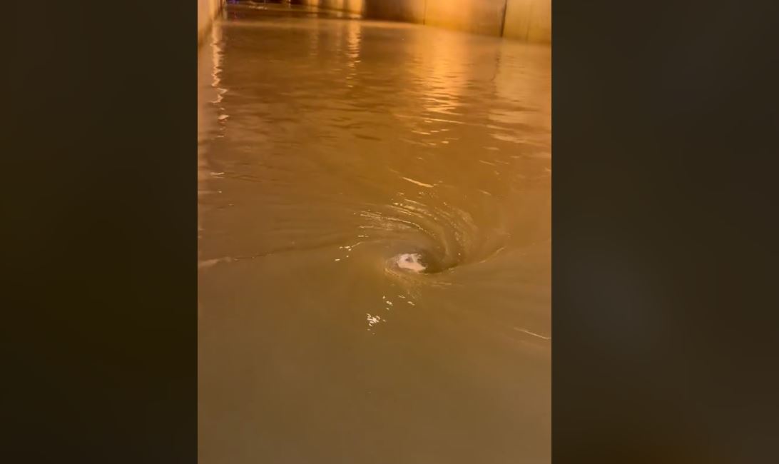 McNamara Tunnel flooded