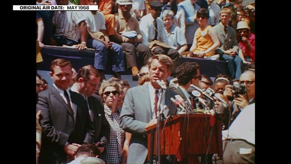 Celebrating 75 Years - Robert F. Kennedy Campaigning in Detroit