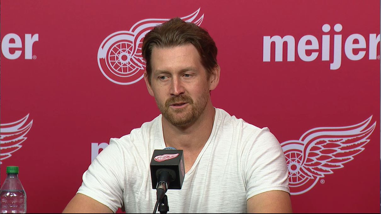 WATCH - Woody was down at LCA as the Red Wings introduced new defenseman Jeff Petry