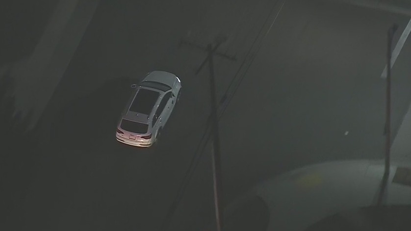 CHP in pursuit of possible DUI driver