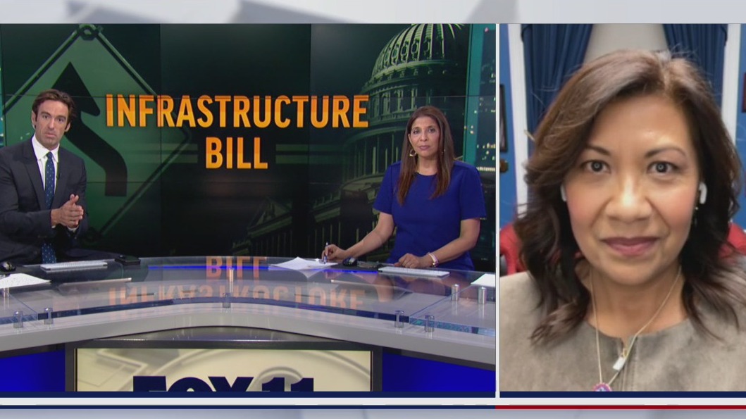 Rep. Norma Torres reacts to Biden signing $1T infrastructure deal into law