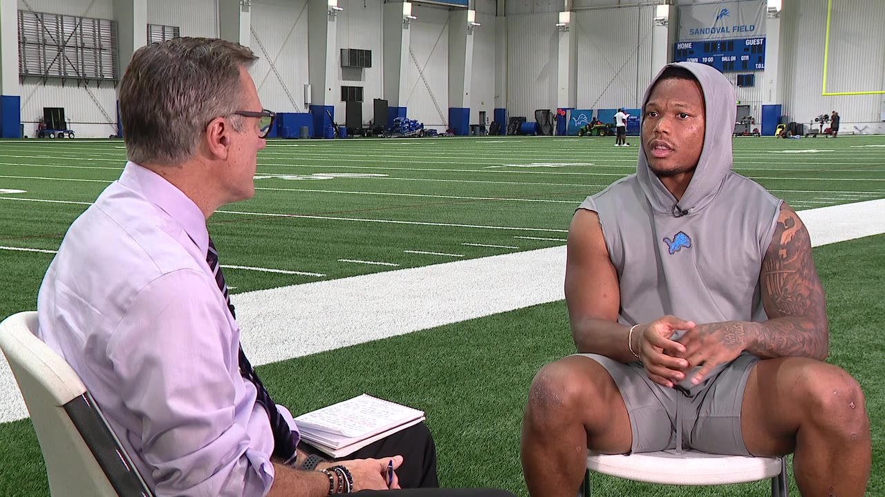 Lions RB David Montgomery discusses his success and drive