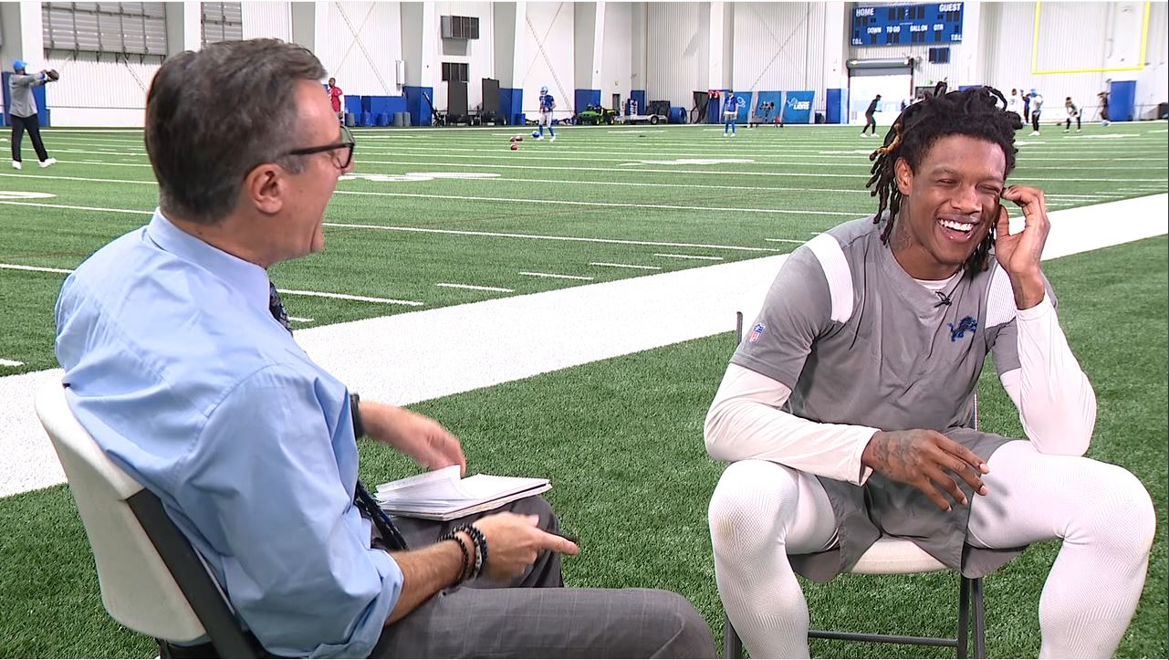 WATCH - Dan Miller goes 1-on-1 with Lions receiver Jameson Williams