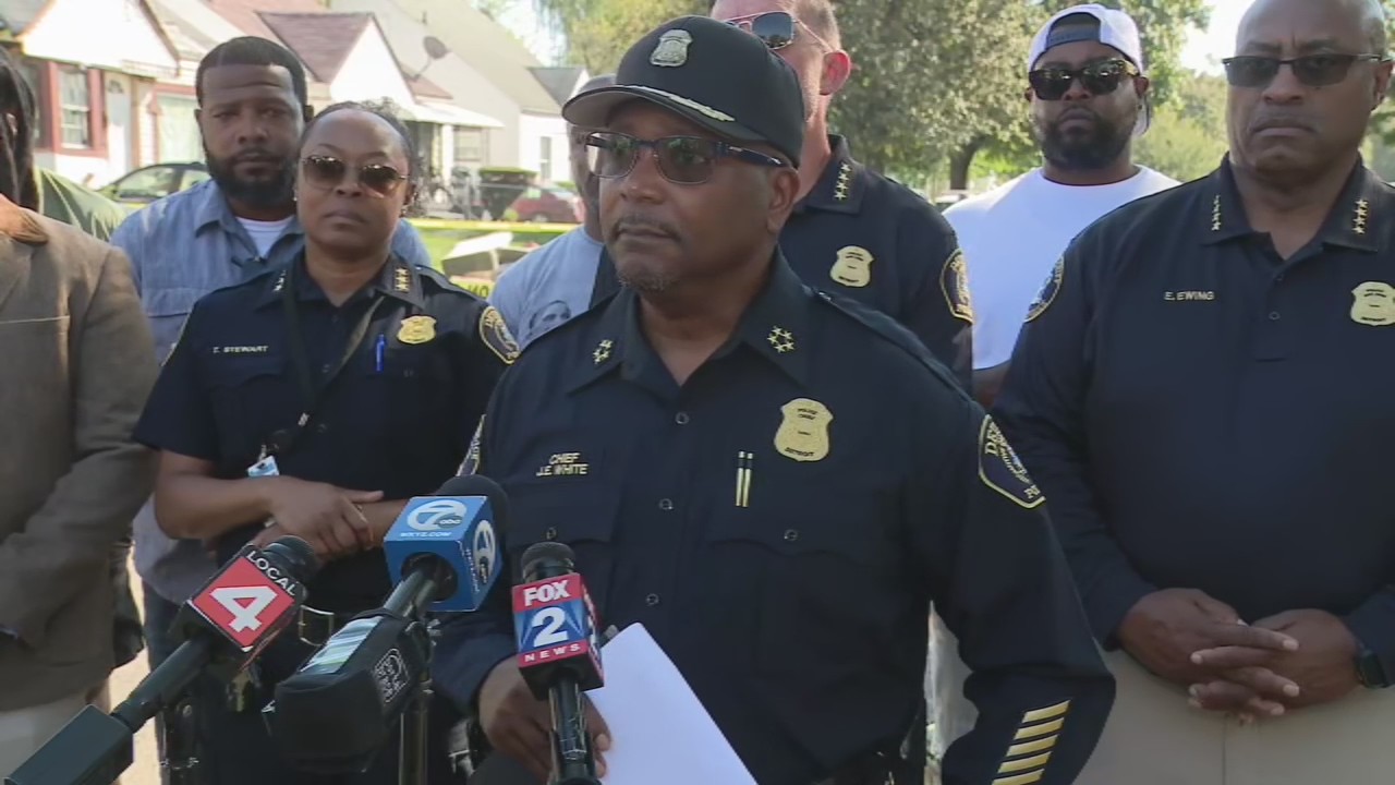 Detroit police give update on 8-year-old shot
