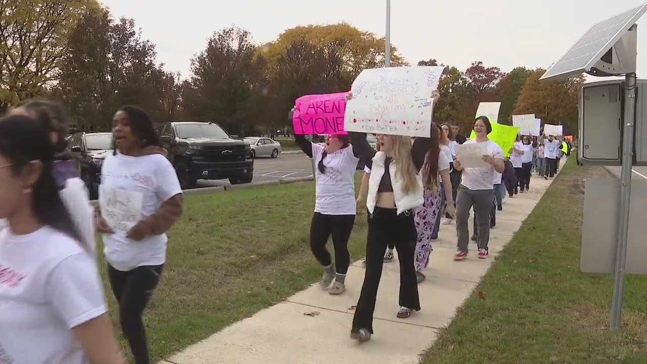 Students upset over beloved teacher's transfer