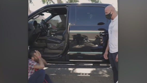 Dwayne 'The Rock' Johnson surprises SoCal Navy vet with truck