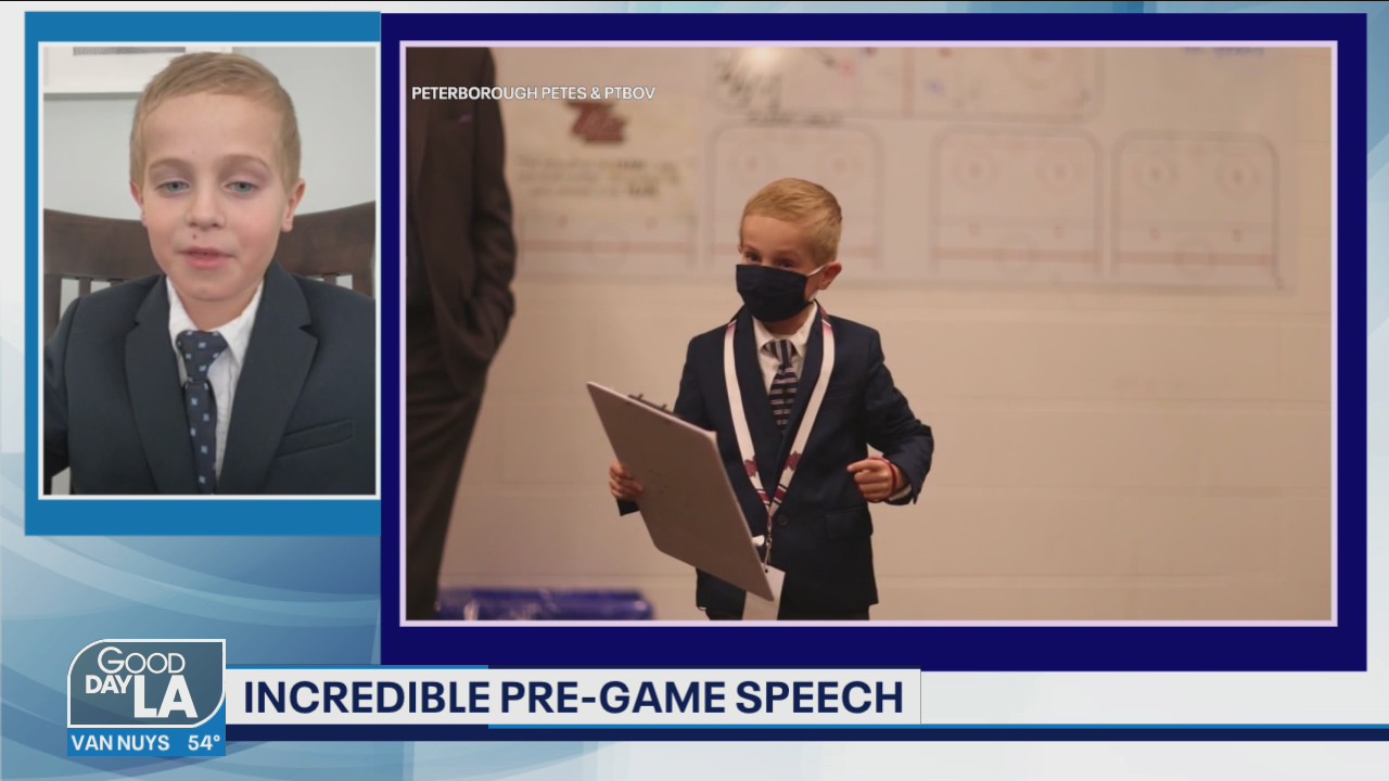 6 Year-Old's Inspiring Pre-Game Pep Talk