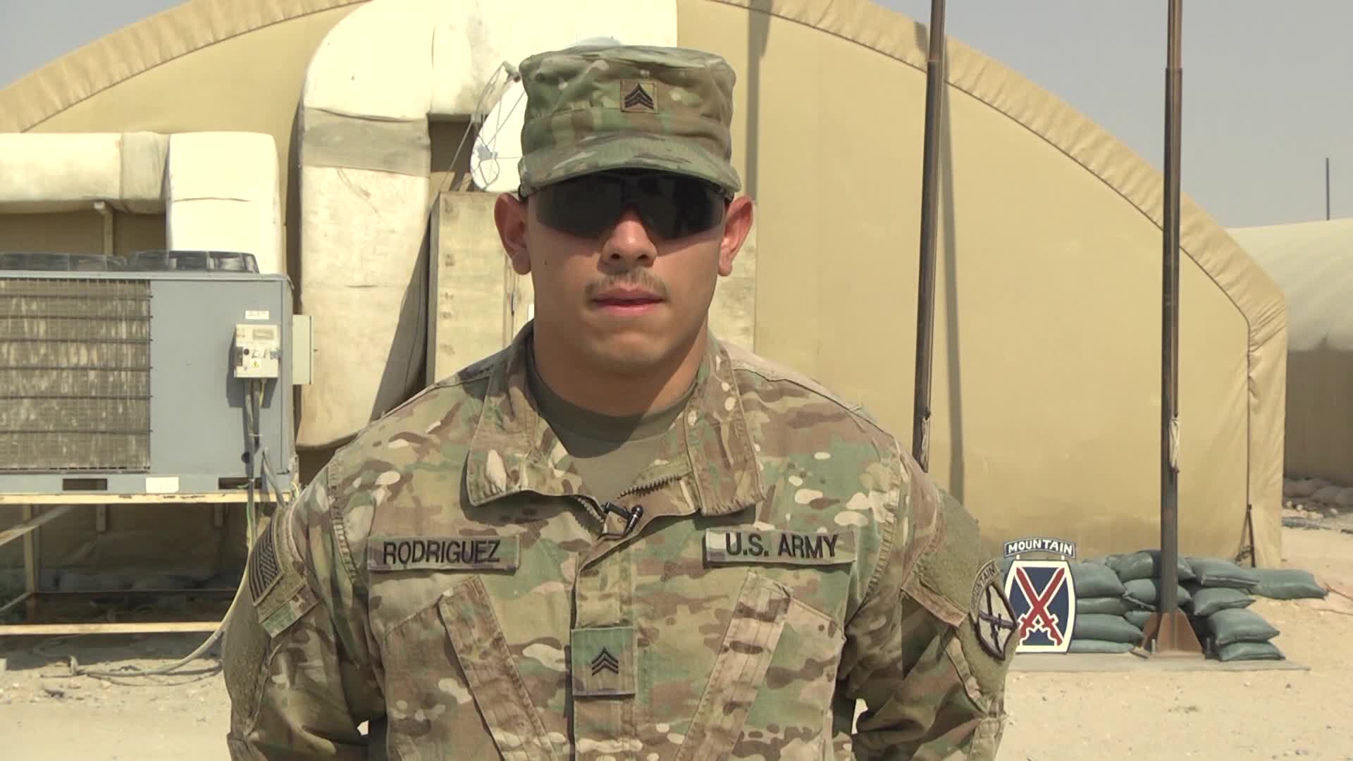 Military Greetings: Sgt. Charles Rodriguez