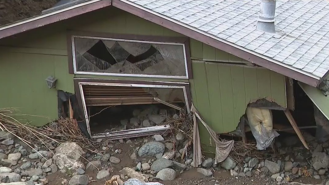 Crews clear mud and debris in Silverado Canyon