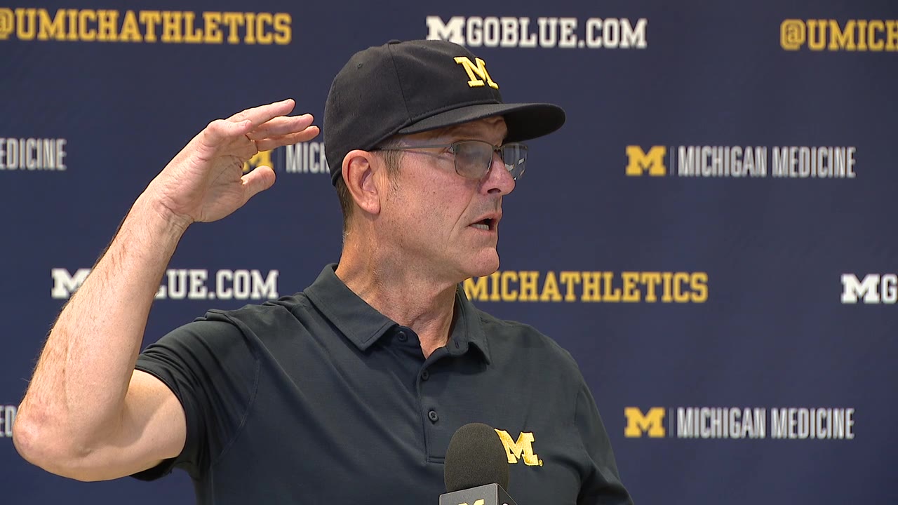 Harbaugh talks Chickens, win over Penn State and Hearings