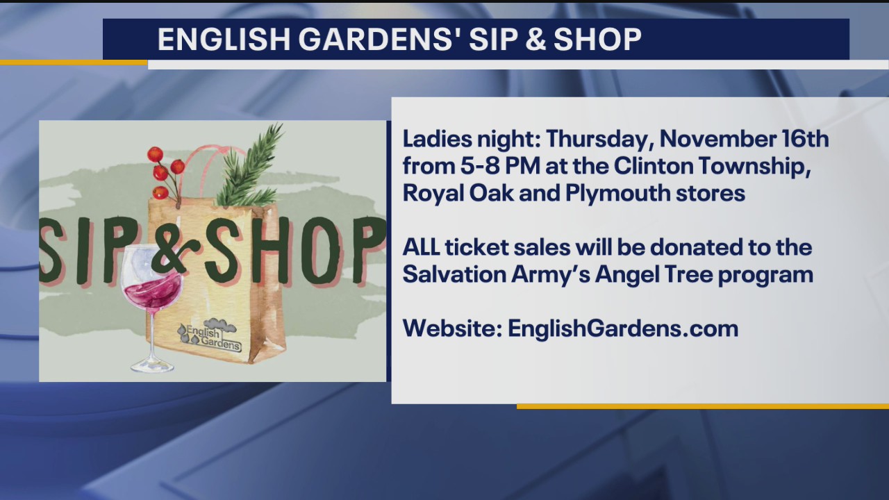 English Gardens' Sip & Shop
