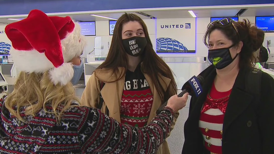 Christmas Eve travel: LAX expecting 14,000 passengers per hour late Friday night