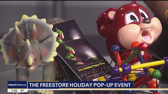 Pop-up holiday store offering free clothing, toys for families in need