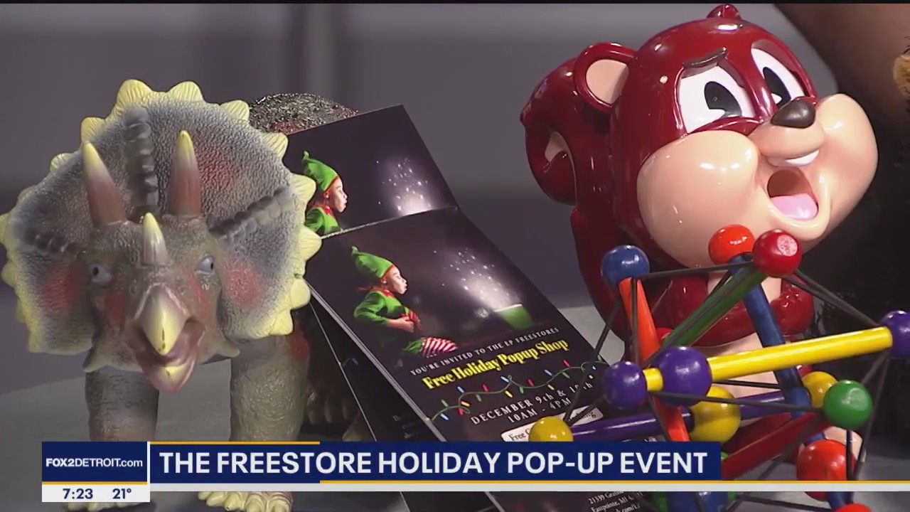 Pop-up holiday store offering free clothing, toys for families in need