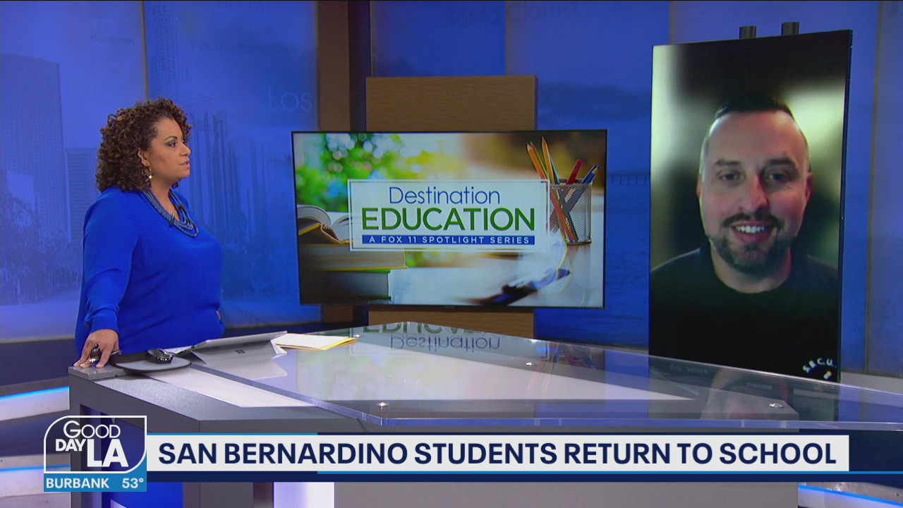 San Bernardino Unified returns to school safely