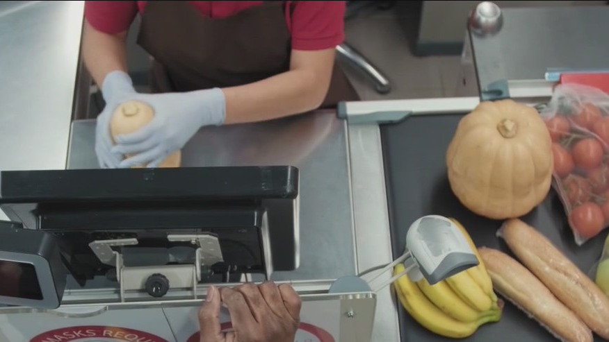 Working on the grocery store front lines through Covid