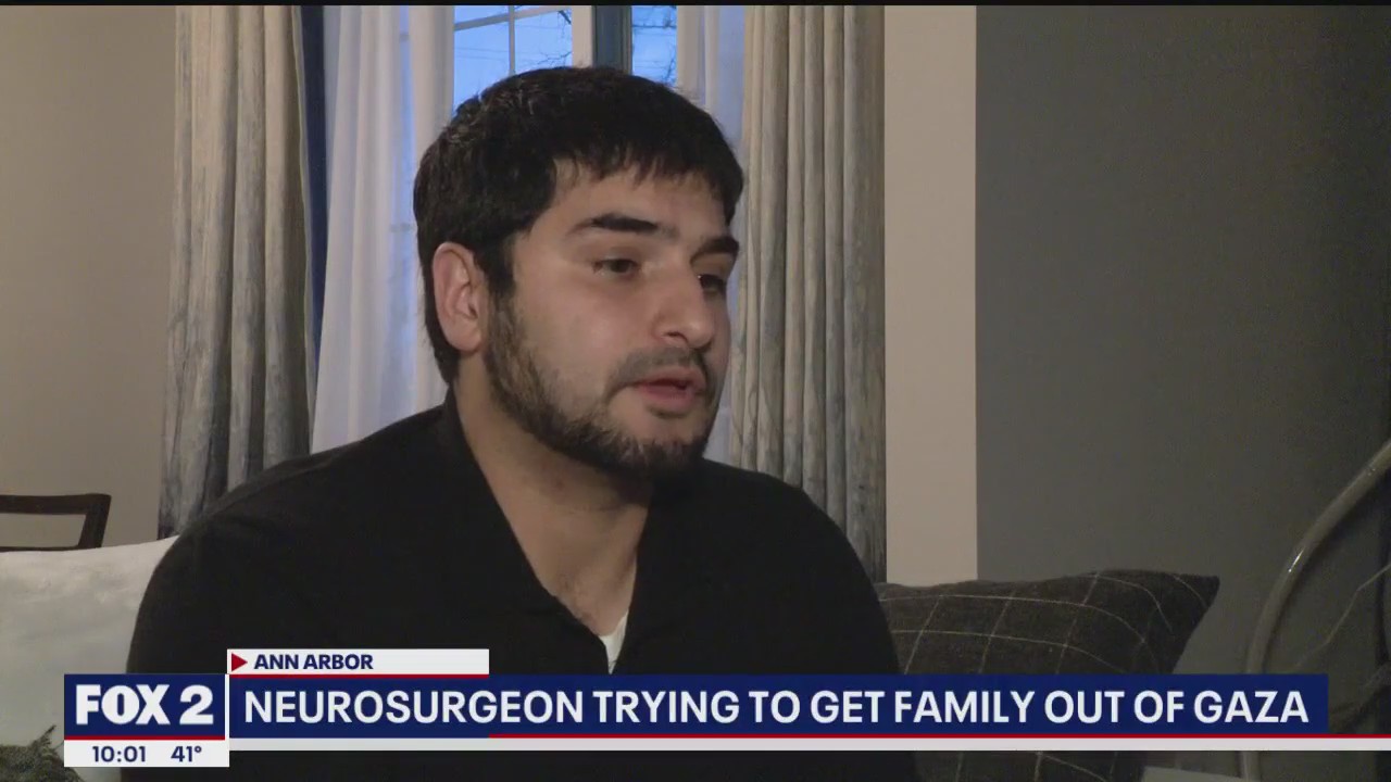 Yamaan Saadah trying to get family out of Gaza