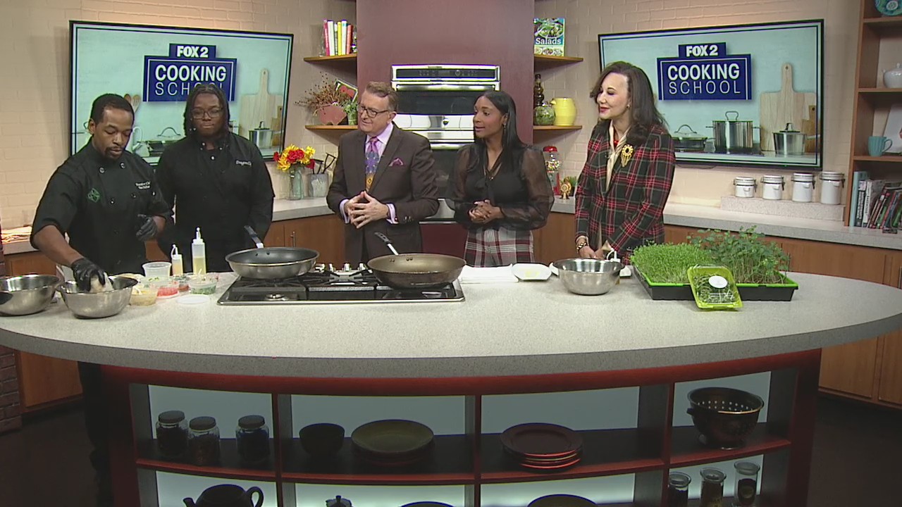 Crab Cake with Sunflower & Cilantro Microgreens