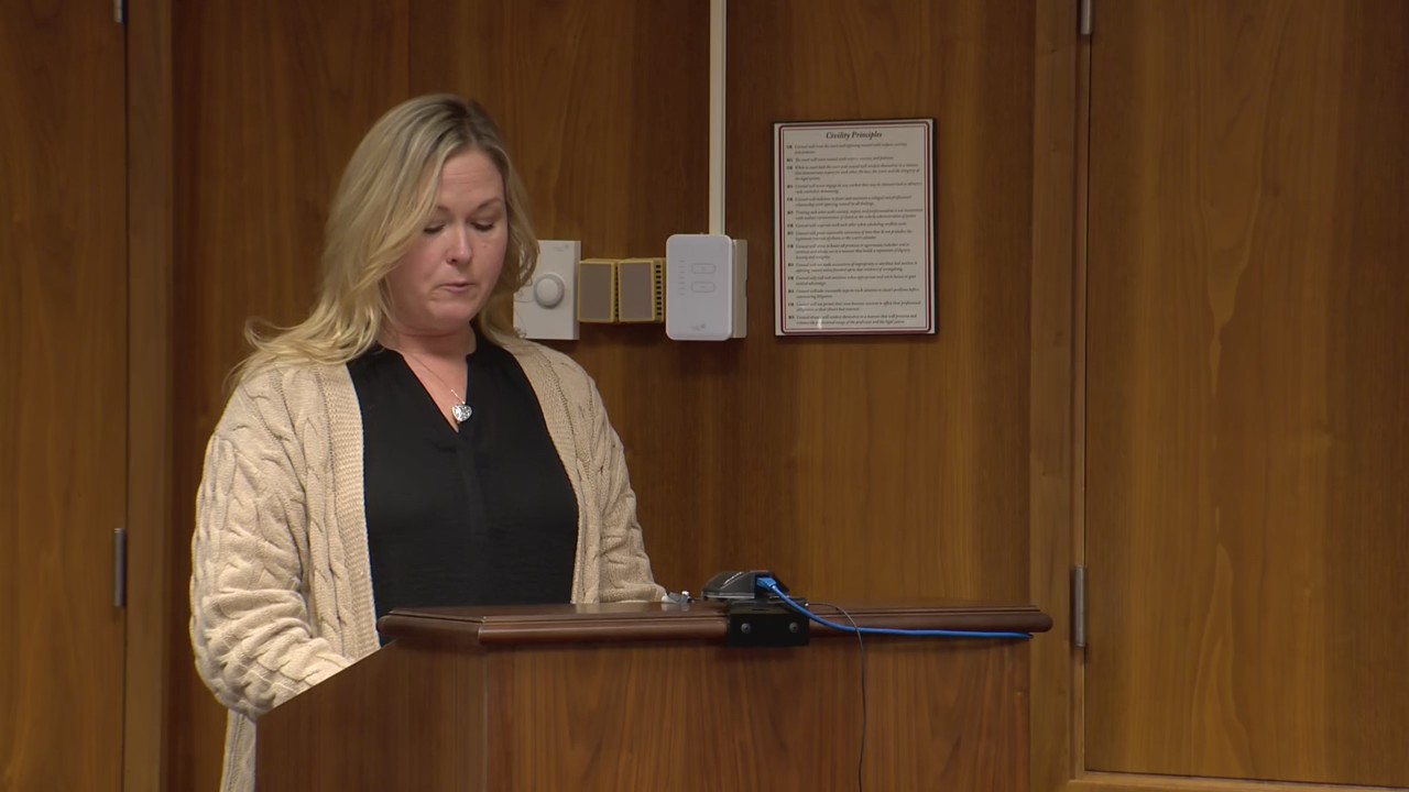 Justin Shilling's mom speaks during Oxford shooter sentencing