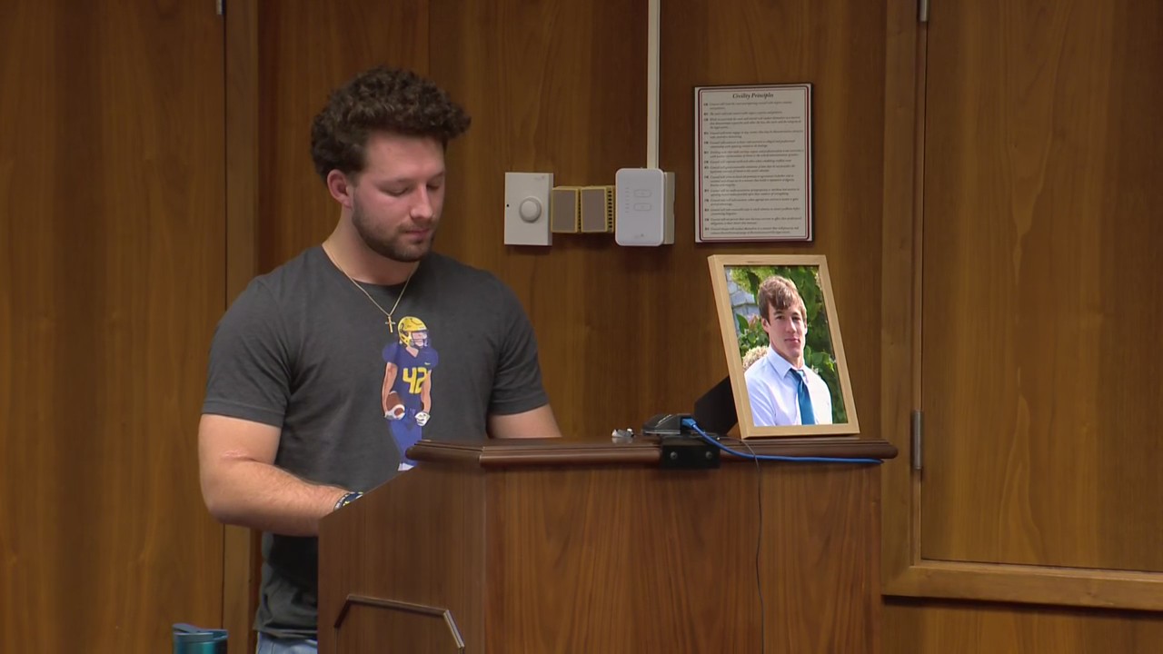 Brother of Oxford shooting victim Tate Myre speaks at sentencing