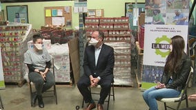Second Gentleman visits Van Nuys food pantry