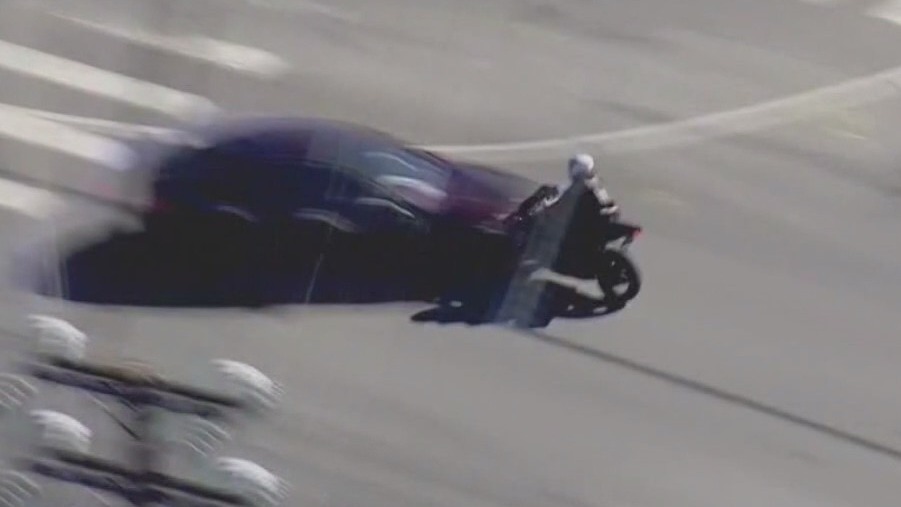 Deadly crash catapults motorcyclist 100 feet