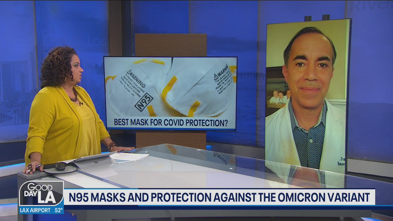 N95 masks and protection against Omicron