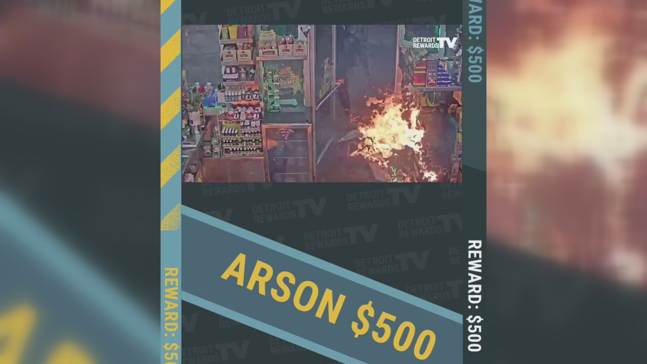 Gas station store arson caught on video