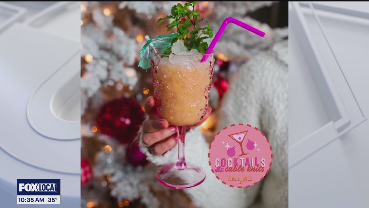 Cocktails & Cable Knits: Union Joints holiday pop--up bars now open