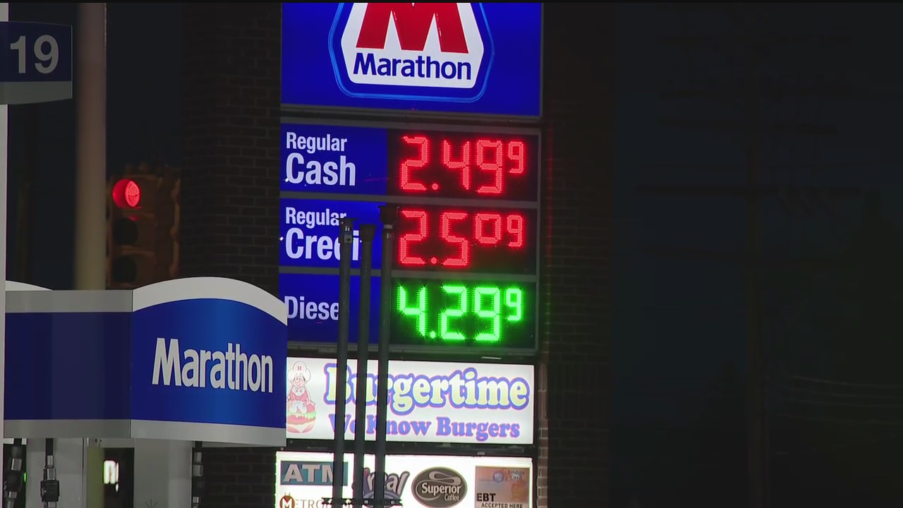 Michigan gas price averages dip to 2023 low