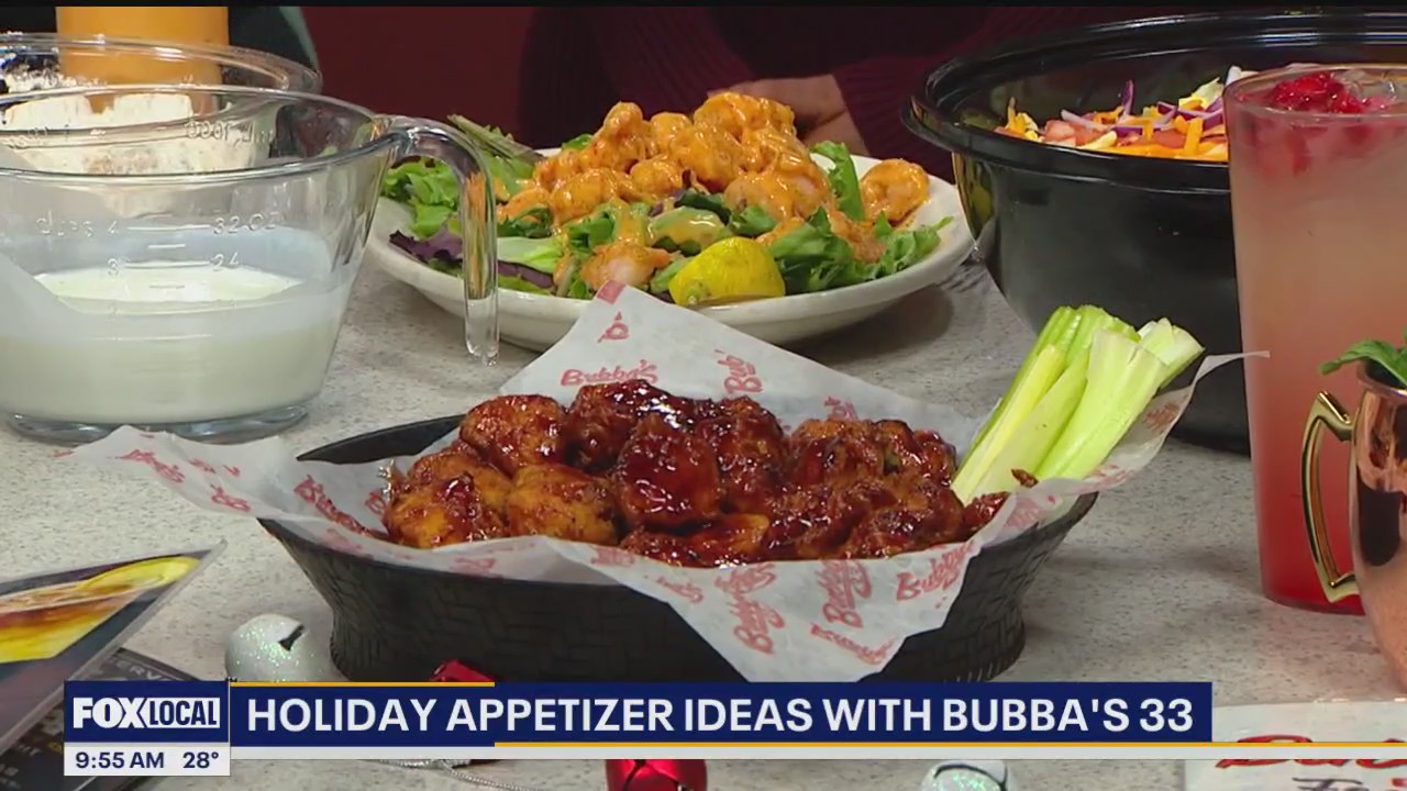 Holiday appetizer ideas with Bubba's 33