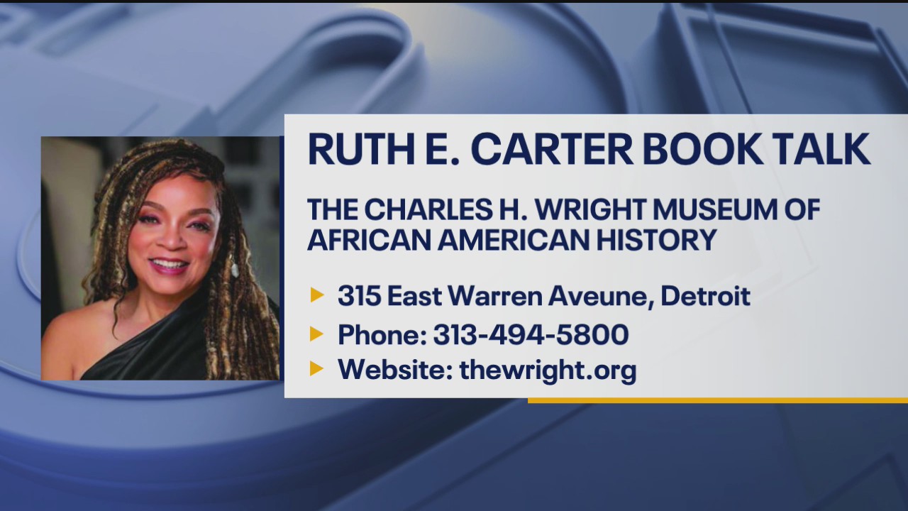 Ruth E. Carter Book Signing Today at The Wright Museum