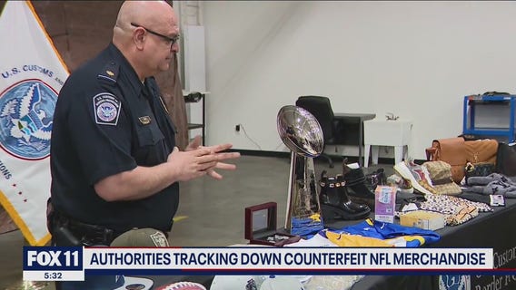 Super Bowl LVI: Cracking down on counterfeit NFL merch