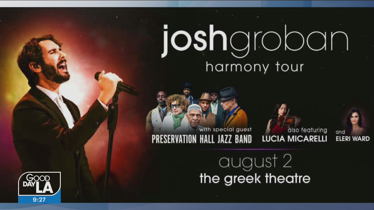Josh Groban tour comes to Los Angeles this summer