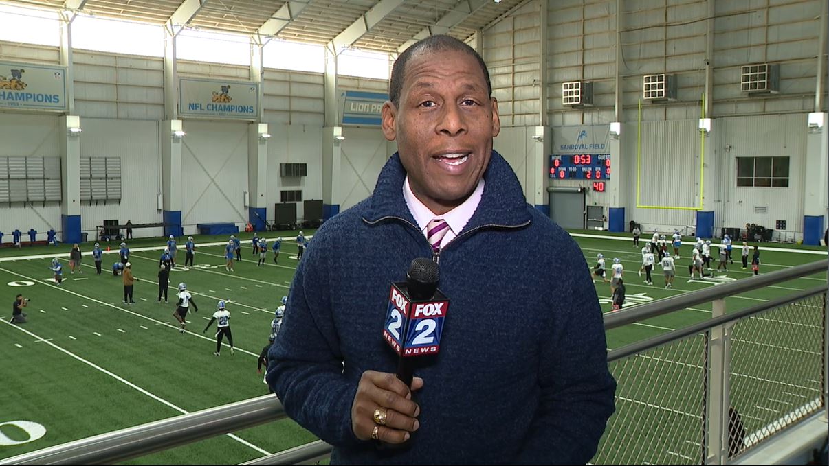 WATCH - Woody reports from Allen Park where the Lions begin prep on the Vikings