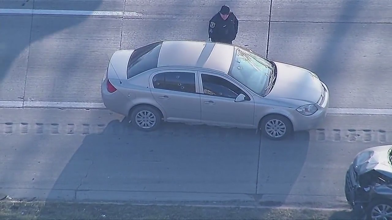 Man shot while driving, pulls up to police at I-75 crash scene