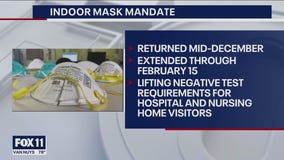 California will end mask mandate on Feb. 15, LA County will not align with state's changes