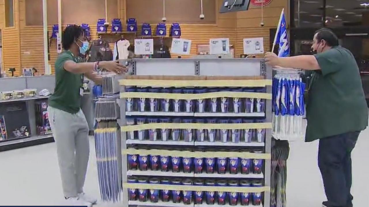 Rams championship gear flying off store shelves