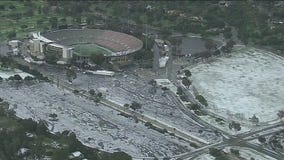 Hail falls in Pasadena days after heat wave